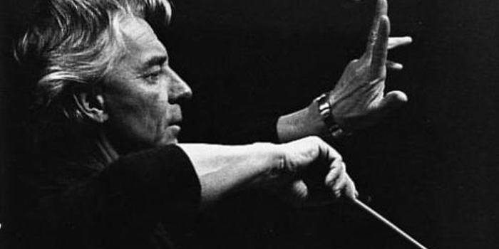 Herbert von Karajan (1908-1989) - Austrian orchestra and opera conductor. To the wider world he was perhaps most famously associated with the Berlin Philharmonic, of which he was principal conductor for 35 years.