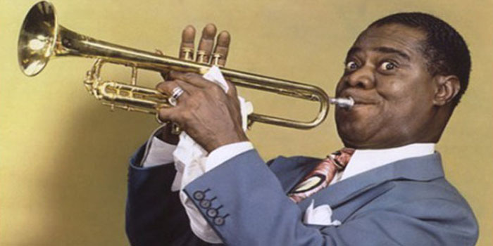 Louis Armstrong (1901-1971).