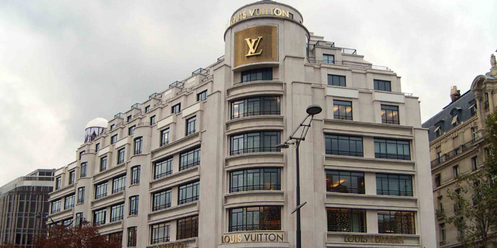 Louis Vuitton's flagship store - 101, avenue des Champs-Élysées, 75008 Paris, France.