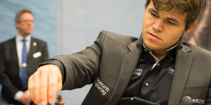 Magnus Carlsen (1990-) - 'The Mozart of Chess.' Norwegian chess grandmaster and former chess prodigy who is the reigning World Chess Champion and No. 1 ranked player in the world. His peak rating is 2872, the highest in history.