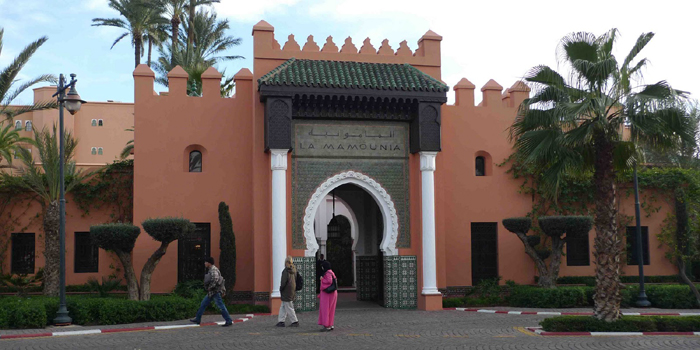 La Mamounia, Avenue Bab Jdid, 40 040 Marrakech, Morocco.