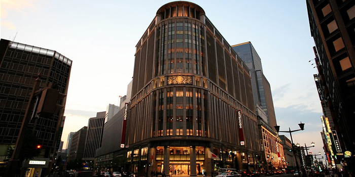 The Mitsukoshi Department Store in the Nihonbashi section of Tokyo, Japan.