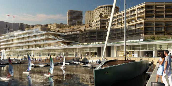 The NEW Lord Norman Foster-designed clubhouse for the Yacht Club de Monaco. Opened on June 20, 2014.