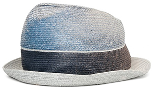 Replay Unisex paper straw fedora with degradé appeal: US$98.