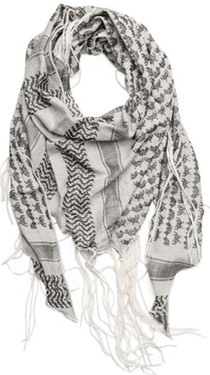 Replay Women's cotton jacquard scarf: US$85.