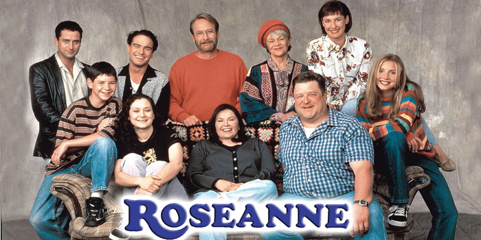 Roseanne - American sitcom that was broadcast on ABC from October 18, 1988 to May 20, 1997. Starring Roseanne Barr, the show revolved around the Conners, an Illinois working-class family. The series reached #1 in the Nielsen ratings becoming the most watched television show in the United States from 1989 to 1990, and remained in the top four for six of its nine seasons, and in the top twenty for eight seasons.