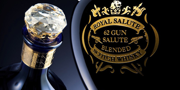 Royal Salute blended Scotch whisky.