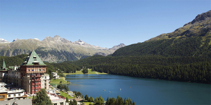 St. Moritz in the summer.