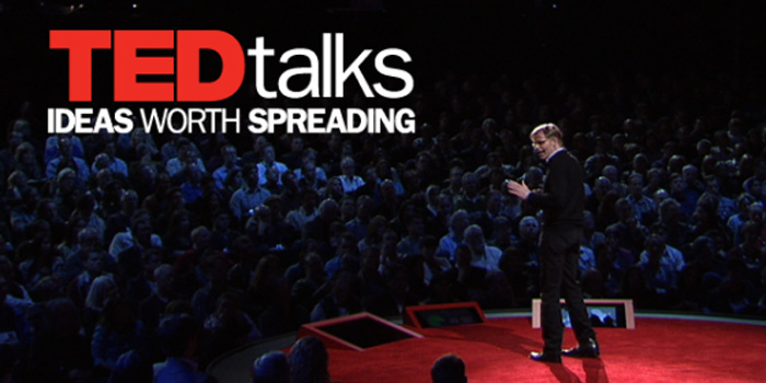 TED - 'Ideas worth spreading. Riveting talks by remarkable people, free to the world'.