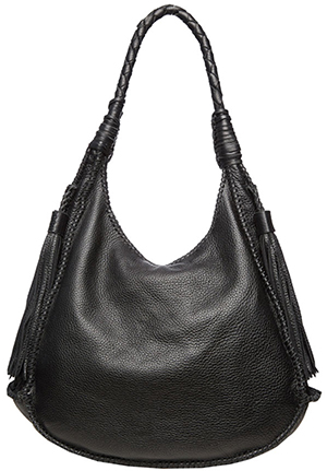 Alice and Olivia Andrew Pebbled Leather Hobo: US$595.