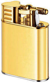 Dunhill Turbo Untreated Brass lighter.