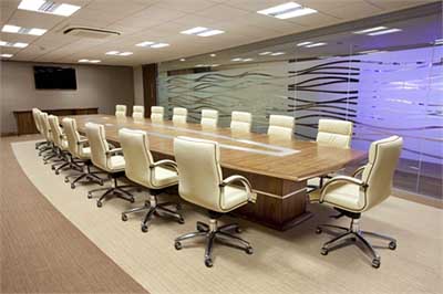 Calibre bespoke conference table.