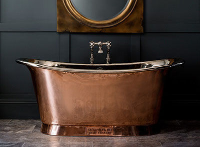 Catchpole & Rye Copper Bateau bath: £4,500.00 plus VAT.