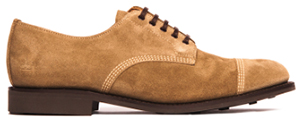 Timothy Everest Limited Edition Sanders Japan Dirty Buck Suede Military Cap Toe Derby: £213.