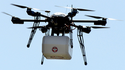 Flirtey - First successful drone delivery made in the US.