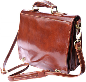 Florence Leather Market men's Leather Briefcase with Two Compartments: €248.88.