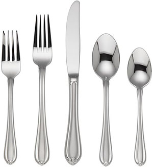 Melon Bud Frosted 5-piece Flatware Place Setting by Gorham: US$49.95.