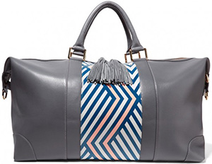 Eddie Harrop's 'The Voyager' bag is 'fashioned to the fun-seeking, jet-setters of the world.': £650.