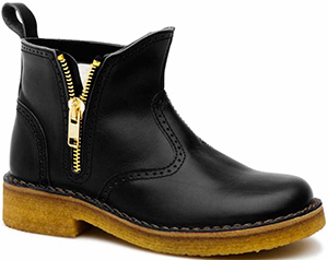 Swedish Hasbeens men's Zip It Martin black boot.