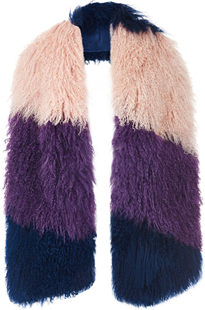 House of Holland women's Mongolian Fur Scarf: £117.