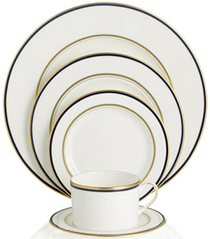 Library Lane Navy 5-Piece Place Setting by kate spade new york:US$165.