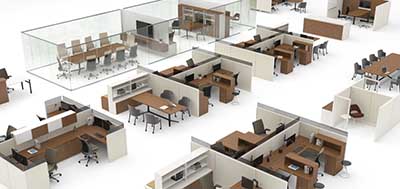Knoll Dividends Horizon has the versatility to provide thoughtful primary workspaces for focus work and concentration.