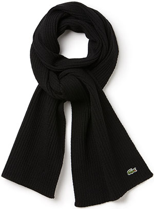 Lacoste men's Croc Wool scarf: US$31.99.