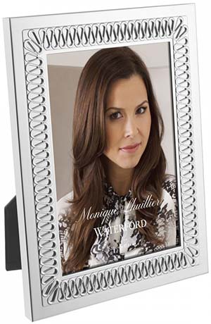 Monique Lhuillier Waterford Opulence Metal 5×7 Picture Frame: US$75.