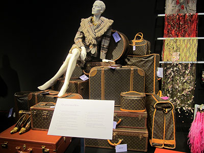 Elizabeth Taylor's Louis Vuitton luggage.
