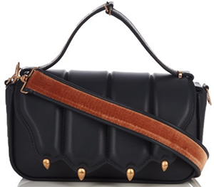 Marco De Vincenzo Paw-effect medium leather shoulder bag: US$1,844.