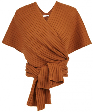 Tibi Merino wool shawl: US$350.