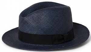 Orlebar Brown Piers Navy Traditional Panama Hat: £145.