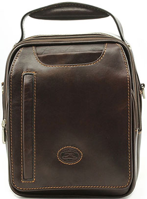 Tony Perotti The Lugano Vertical Flap-Over Carry All Bag: US$235.