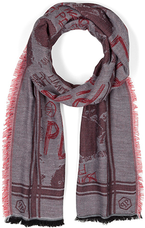 Philipp Plein men's long scarf Funny As Hell: €225.