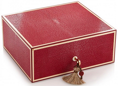 Katherine Pooley Eva shagreen jewellery box: £2,765.