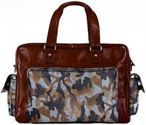 Self-Made Bags Oversized leather duffle bag for men: US$899.