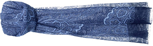 Stenströms Linen Blend Paisley men's scarf: US$159.99.