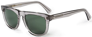 Sunspel Men's Cutler and Gross Sunglasses in Smokey Quartz: £310.