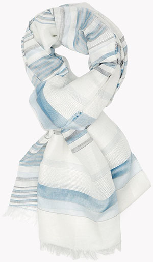 Theory women's Washed Stripe Scarf: US$150.