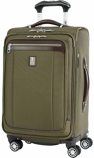 Travelpro Platinum Magna 2 21-Inches Expandable Spinner Suiter, Olive.