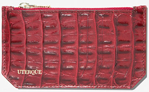 Uterqüe women's Small card holder with a zipped coin compartments: £40.