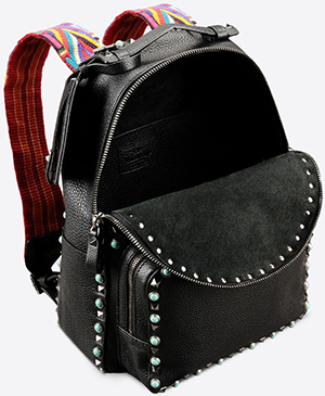 Valentino Garavani Rockstud Rolling medium backpack in calfskin: US$4,295.