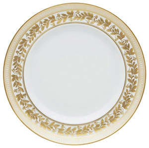 Vista Alegre Dinner Plate Anna. Pieces decorated with gold, with a touch of class and refinement: €88.