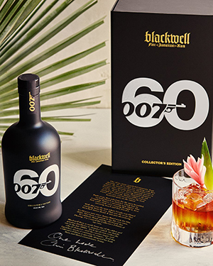 60th Anniversary 007 Collectors Edition Blackwell Fine Jamaican Rum.
