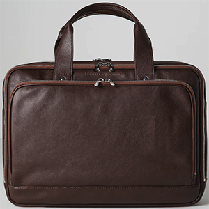 Brunello Cucinelli Buffalo leather briefcase: US$3,995.