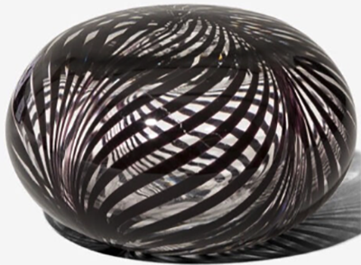 Diptyque Paris Transparent & Black Ribbons Paperweight: US$195.