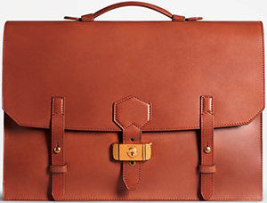 Alfred Dunhill Duke Flap Briefcase: US$3,200.