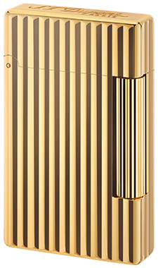 S.T. Dupont Initial Lighter - Gold Lines - Golden Bronze: US$575.