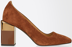 Max Mara women's Suede leather pumps: US$585.