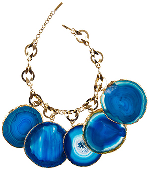 Alexis Mabille women's large agate necklace.